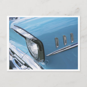 Vintage 1957 Chevy-Autogitter-Fotografie Postkarte