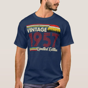 Vintage 1957 Geburtstags-Shirt Limitierte Auflage  T-Shirt