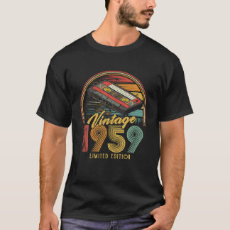 Vintage 1959 Retro Cassette 1959 67th Birthday 67 T-Shirt