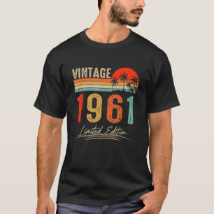 Vintage 1961 61. Geburtstag 61 Jahre alt T-Shirt