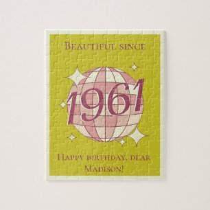 Vintage 1961 wird 65 puzzle