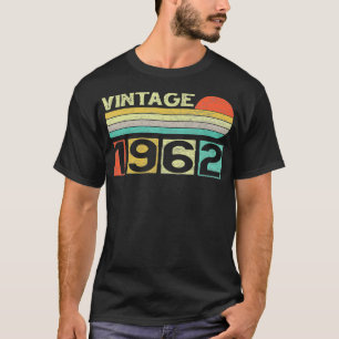 Vintage 1962 60. Geburtstagsgeschenk Männer Frauen T-Shirt