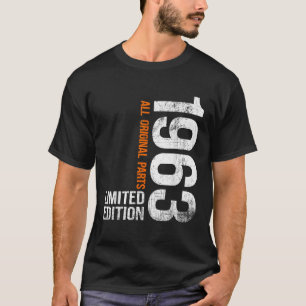 Vintage 1963 63. Geburtstagsgeschenke Männer Fraue T-Shirt