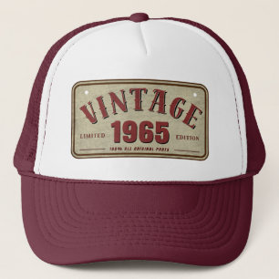 Vintage 1965 Limitierte Auflage Alle Originalteile Truckerkappe