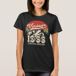 Vintage 1966 Birthday Retro Outdoorsy 60th Bday T-Shirt