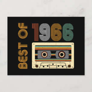 Vintage 1966 Hergestellt in 1966 60. Geburtstag 60 Postkarte