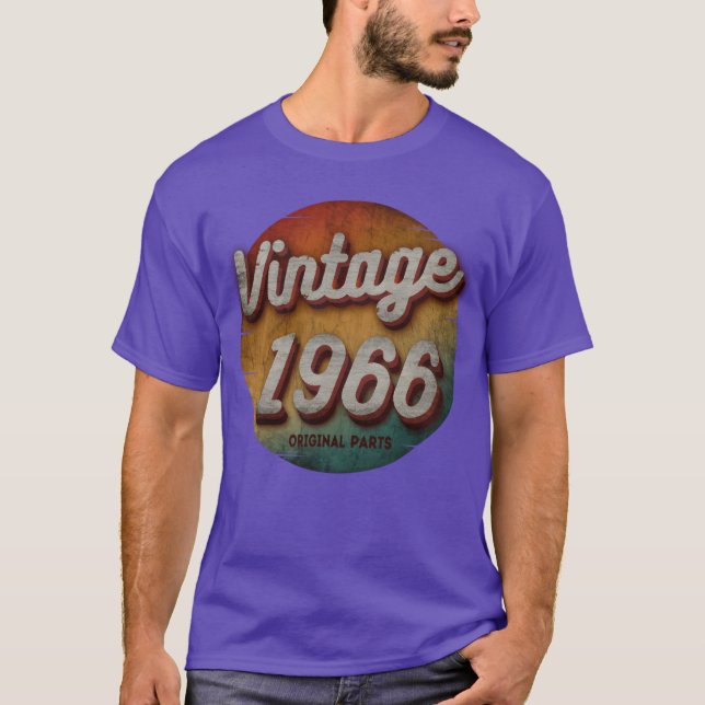 VINTAGE 1966 ORIGINAL PARTS family T-Shirt (Vorderseite)