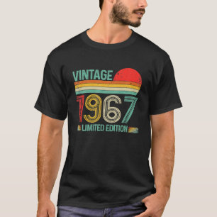 Vintage 1967 55. Geburtstagsdekorationen Männer Fr T-Shirt