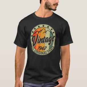 Vintage 1967 Alle Originalteile Geboren 1967 Gebur T-Shirt