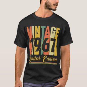 Vintage 1967 limitierte Auflage Retro-Geburtstag T-Shirt