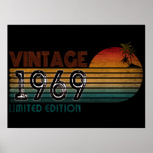 Vintage 1969 limitierte Auflage Poster
