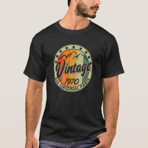 Vintage 1970 Alle Originalteile Geboren 1970 T-Shirt