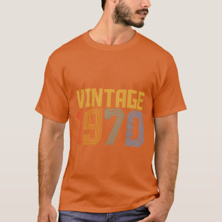 vintage 1970 farbenfrohe Freunde T-Shirt