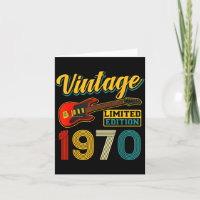 Vintage 1970 Limited Edition Gitarre Geburtsjahr