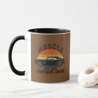 Vintage 1970 Muscle Car Iron Kaffeetasse