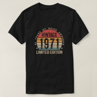 Vintage 1971 56. Geburtstag Limited Edition T-Shirt