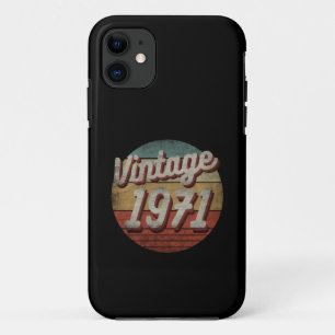VINTAGE 1971 GEBURTSTAGSGESCHENK FÜR MÄNNER FRAUEN Case-Mate iPhone HÜLLE