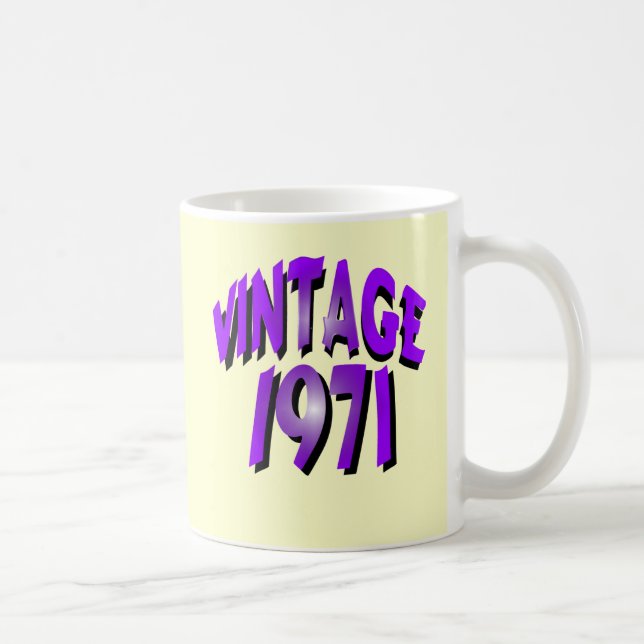 Vintage 1971 kaffeetasse (Rechts)