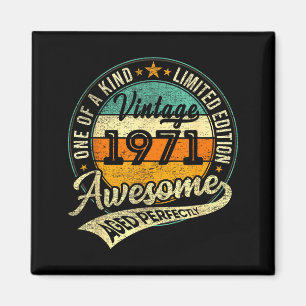 Vintage 1971 limitierte Auflage 55 Jahre alte 55. Magnet