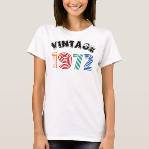 Vintage 1972 52. Geburtstag T-Shirt