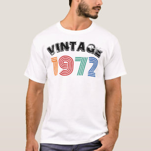 Vintage 1972 52. Geburtstag T-Shirt