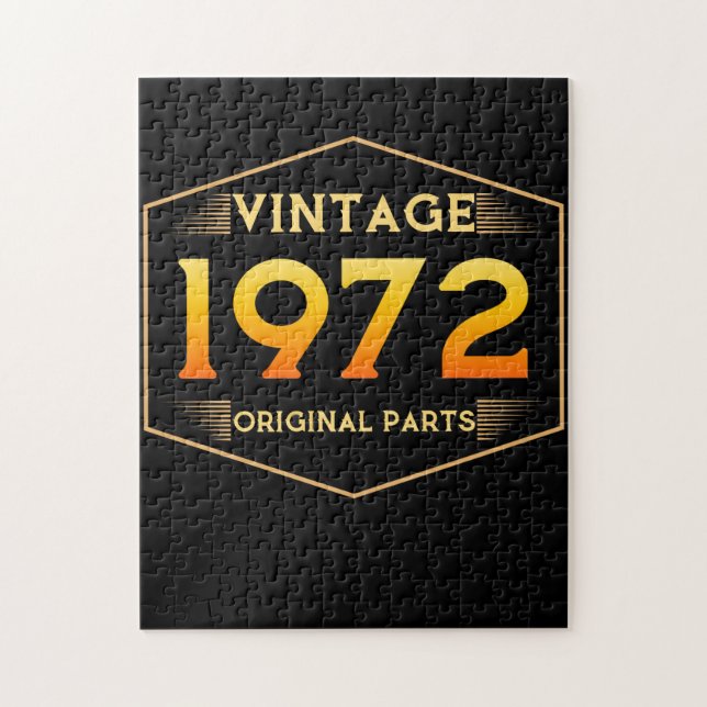 Vintage 1972 puzzle (Vertikal)