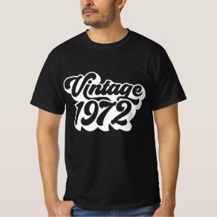 Vintage 1972 Retro Geburtsjahre 70er, Geschenk T-Shirt