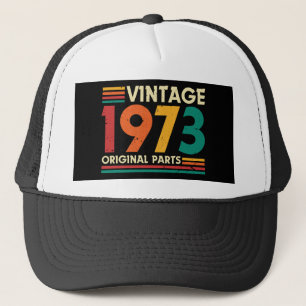 Vintage 1973 limitierte Auflage 51. Geburtstag Truckerkappe