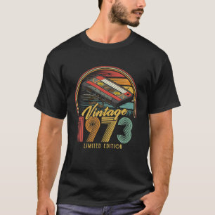 Vintage 1973 Retro-Kassette 1973 49. Geburtstag 49 T-Shirt