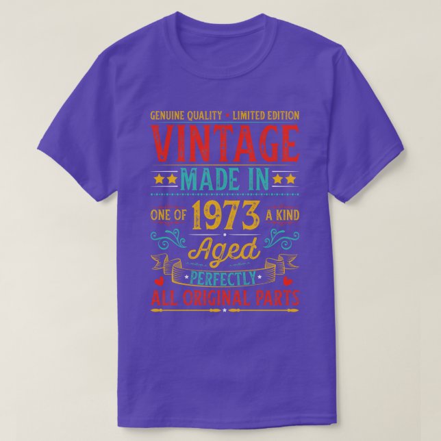 Vintage 1973 T-Shirt (Design vorne)