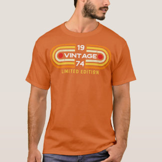Vintage 1974 Retro-Videospiel-Stil T-Shirt