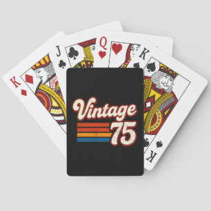 Vintage 1975 Hergestellt 1975 50. Geburtstag 50 Ja Spielkarten