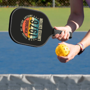 Vintage 1976 50. Geburtstag Geboren 1976 Pickleball Schläger