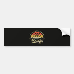Vintage 1976 50 Jahre alt 50. Geburtstag Autoaufkleber