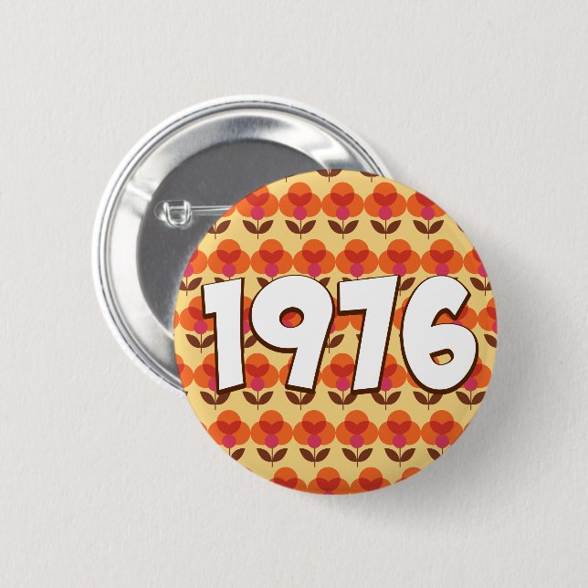 Vintage 1976 button (Vorne & Hinten)