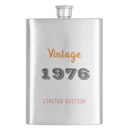 Vintage 1976 Flask – 50th Birthday Gift for Men Flachmann