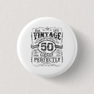 Vintage 1976 Limited Edition Shirt 50 Jahre alt 50 Button