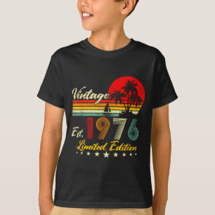 Vintage 1976 limitierte Auflage 50. Geburtstag 50  T-Shirt