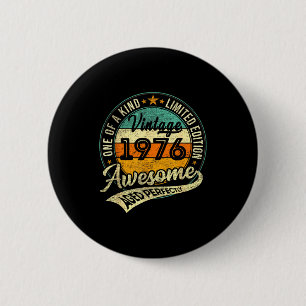 Vintage 1976 limitierte Auflage 50 Jahre alt 50. G Button
