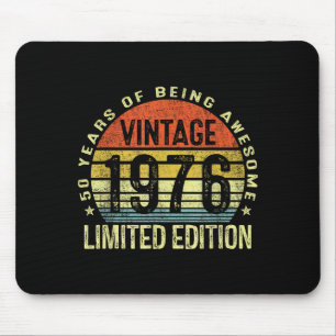 Vintage 1976 limitierte Auflage 50 Jahre alt 50. G Mousepad