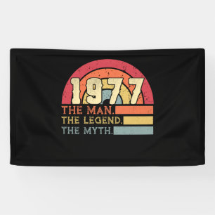 Vintage 1977 Geburtstag Banner