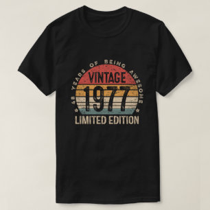 Vintage 1977 limitierte Auflage Geschenke zum 48.  T-Shirt