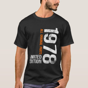 Vintage 1978 48. Geburtstagsgeschenke Männer Fraue T-Shirt