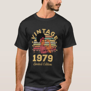 Vintage 1979 Hergestellt 1979 42. Geburtstag Fraue T-Shirt