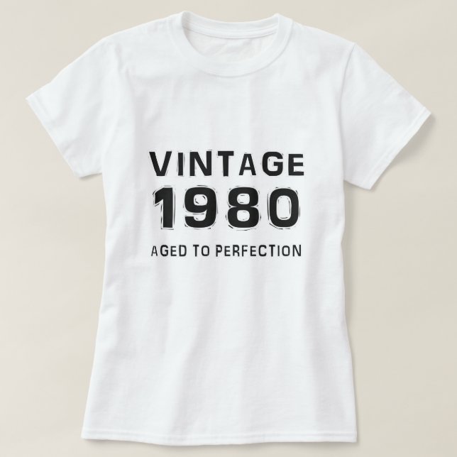 Vintage 1980 T-Shirt (Design vorne)