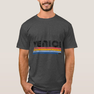 Vintage 1980er Jahre Stil Venedig Italien T-Shirt