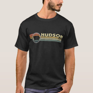 Vintage 1980er Jahre Style HUDSON, IA T-Shirt