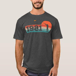 Vintage 1981 Clay Pigeon Geburtstags Clay Pigeon T-Shirt
