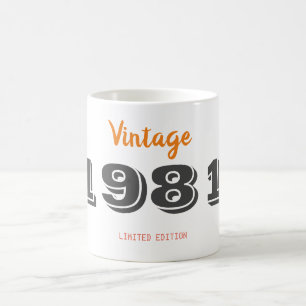 Vintage 1981 Limited Edition Kaffeetasse – 45.