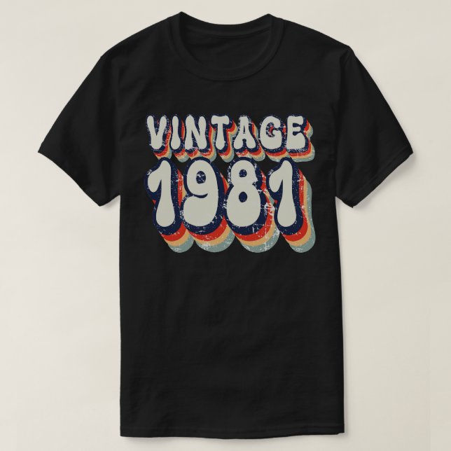 Vintage 1981 T-Shirt (Design vorne)